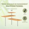 bremermann Étagère d'angle en bambou, étagère de cuisine, Voir les images du produit 5
