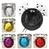 Mini Glitzerhut mit Feder 12er Set ca. 7cm 6 Farben Produktbild-Vorschau 5