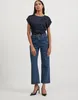 VILA Satin Blusen T-Shirt Kurzarm Basic Glänzendes Oberteil Produktbild-Vorschau 4