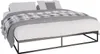 Metallbett Scala 200x180x25 cm schwarz Produktbild-Vorschau 1