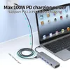 HUB USB-C HDMI 4k LAN RJ45 Gigabit PD 100W USB 3.0-Adapter Produktbild-Vorschau 5