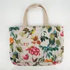 Tasche aus gestepptem Samt mit Blumen 44×35×10 cm – Produktbild-Vorschau 4