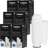 A collection of Saeco Intenza+ water filter cartridges in their original packaging, with one filter shown outside its box. Náhľad obrázku produktu