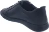 A black leather sneaker shown from the side. Produktbild-Vorschau