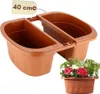Blumenkasten Balkon Beidseitiger Balkonkasten mit Halterung Produktbild-Vorschau 1