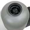 A close-up, top-down view of a sand filter's lid. Produktbild-Vorschau