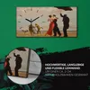 Wanduhr Uhr Wandbild Leinwand Geräuschlos 60x30 Vettriano Produktbild-Vorschau 5