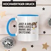 Trendation - Anime Tasse Geschenk Geschenkidee Just A Girl Produktbild-Vorschau 3
