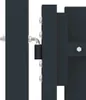 A close-up view of a gate hinge connecting two metal posts. Anteprima dell’immagine prodotto