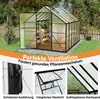 UISEBRT Premium Serre en aluminium 310x250x205cm, 7.75m² Voir les images du produit 6
