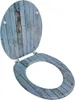 Sedile per WC Sedile per WC in legno MDF design Anteprima dell’immagine prodotto 1
