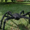 200cm Riesen Spinne Tarantula Plüsch Schwarz Halloween Deko Produktbild-Vorschau 4
