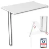 Wandklapptisch mit Tischbein Schreibtisch Tischplatte 80x50 Produktbild-Vorschau 1