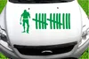 Indigos UG - Aufkleber Heckscheibe & Motorklappe DE6216 - Produktbild-Vorschau 2