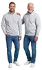 Mivaro Herren Sweatjacke Zipper Basic ohne Kapuze – Produktbild-Vorschau 5