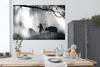 MuchoWow® Poster Kühe - Wald - Licht 180x120 cm - Produktbild-Vorschau 3