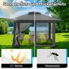 LARS360 Anthrazit 4x4 m Pop-Up Party Pavillon, Produktbild-Vorschau 4