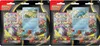 Two Pokémon TCG blister packs, each containing booster packs and a promo card, displayed side-by-side. Produktbild-Vorschau