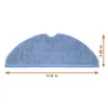 A blue mop pad for a robot vacuum cleaner with dimensions indicated. Produktbild-Vorschau