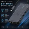 Rapoo USB-C Multiport Adapter 8-in-1, grau Produktbild-Vorschau 10