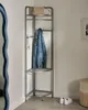 BELIANI Věšák na kabáty stříbrný kovový 160 cm volně Náhled obrázku produktu 2
