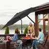 Wolketon 3m-3m Parasol de marché avec manivelle UV40+ Voir les images du produit 11