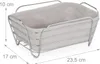 Metalowy koszyk na chleb z pokrywką Podgląd zdjęcia produktu 4