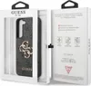 A product packaging for a Guess phone case, showing the case inside the packaging and marketing information on the side. Produktbild-Vorschau