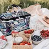 Faltbarer Picknickkorb - Isolierter Korb mit Alurahmen - Produktbild-Vorschau 2