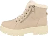 A side view of a cream-colored winter boot with faux fur lining. Anteprima dell’immagine prodotto