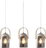 Näve Leuchten 3er Pendelleuchte "VIDRIO" l: 58cm 3er Produktbild-Vorschau 3