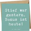 Mr. & Mrs. Panda Grußkarte Spruch Bonusvater Freude - Produktbild-Vorschau 1