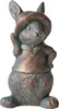 BELIANI Figurka dekoracyjna płyta MgO 37 cm brązowy ozdoba Podgląd zdjęcia produktu 1