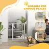 PawHut Barriera di sicurezza per cani 76-104 cm, chiudibile Anteprima dell’immagine prodotto 8