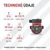 AVANSA 15-6/130 obehové čerpadlo na kúrenie 230 V – DN15 Náhľad obrázku produktu 3