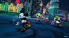 Mickey Mouse is holding a paintbrush and running away from cartoonish enemies in a colorful, stylized environment. Produktbild-Vorschau