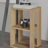 DECORTIE Lonie Moderner Nachttisch, Eiche 34 x 30 x 55 cm Produktbild-Vorschau 8