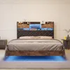 INONEFT Schwebendes Bett 140x200 cm mit RGB LED, Produktbild-Vorschau 2
