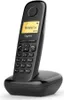 A black cordless Gigaset landline phone is shown on its charging base against a white background. Anteprima dell’immagine prodotto