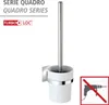 WENKO Turbo-Loc WC-Garnitur Quadro, WC-Bürste mit Produktbild-Vorschau 2