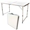 Campingtischtisch Weiß 120 x 60cm Klapptisch Aluminium mit Produktbild-Vorschau 1