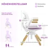 HOKO Kinderschreibtisch-Set 120x60 cm höhenverstellbar, mit Produktbild-Vorschau 8