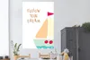 MuchoWow® Poster Illustration mit dem Zitat "Folge deinem Produktbild-Vorschau 2