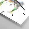 Wanduhr - Quadrat - Glasuhr - Moose Berge Winter Produktbild-Vorschau 5