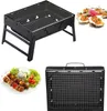 przenośny grill węglowy 35x27x20 cm, składany grill, Podgląd zdjęcia produktu 10
