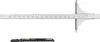 A measuring tool and a saw blade are shown against a white background. Produktbild-Vorschau