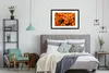 MuchoWow® Gerahmtes Poster Blumen - Orange - Chrysantheme Produktbild-Vorschau 7