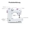 Nähmaschine, Haushaltsnähmaschine, elektrisch, Doppelfaden, Produktbild-Vorschau 3