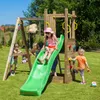 Fungoo Spielturm "Funny 3" natur mit Schaukel, Rutsche, Produktbild-Vorschau 1