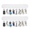 Lot de 2 porte-clés muraux sans perçage, porte-clés mural à Voir les images du produit 1